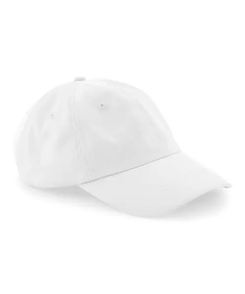 Beechfield Organic Cotton 6-Panel Dad Cap White