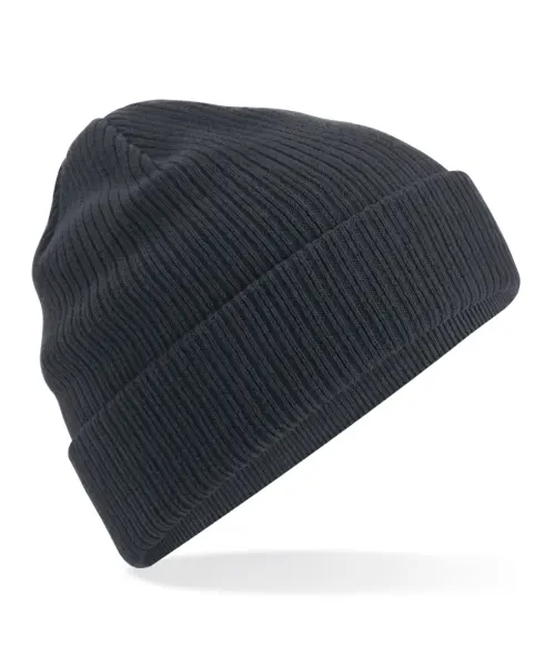 Beechfield Organic Cotton Beanie Graphite Grey