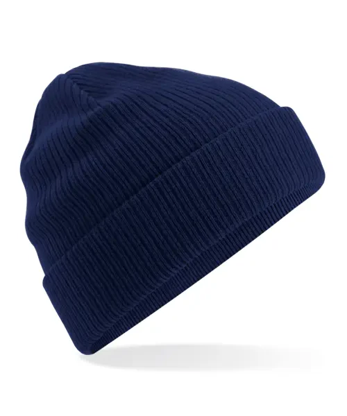 Beechfield Organic Cotton Beanie Oxford Navy