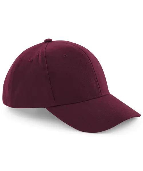 Beechfield Pro-Style Heavy Brushed Cotton Cap Burgundy