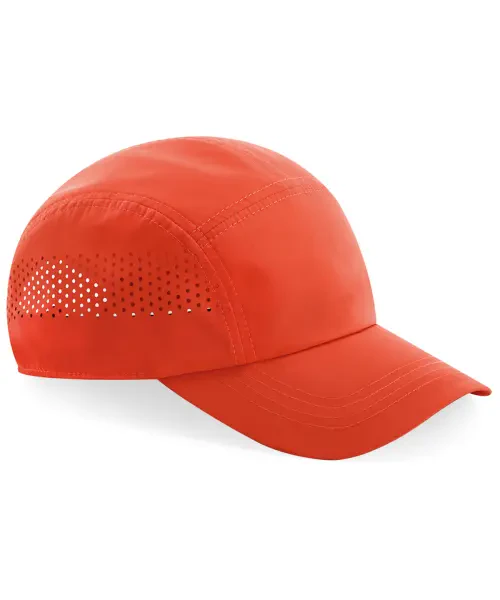 Beechfield Technical Running Cap Chilli Red