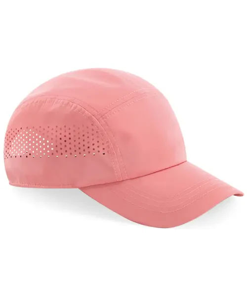 Beechfield Technical Running Cap Salmon Pink