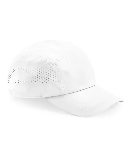 Beechfield Technical Running Cap White