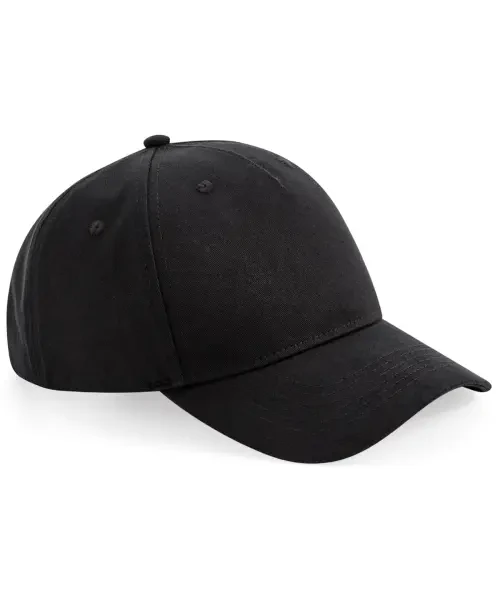 Beechfield Organic Cotton 5-Panel Cap Black