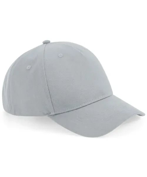 Beechfield Organic Cotton 5-Panel Cap Light Grey