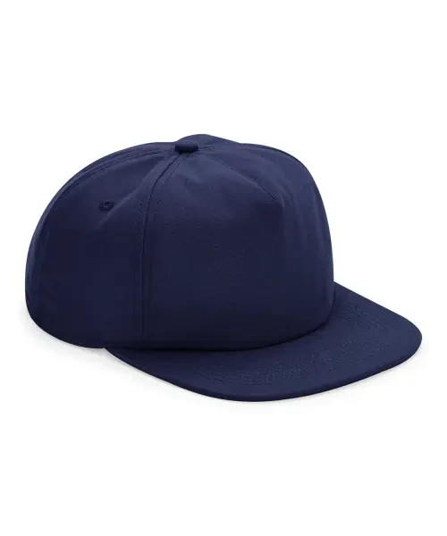 Beechfield Organic Cotton Unstructured 5-Panel Cap Oxford Navy