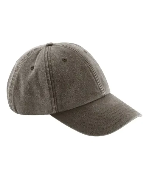 Beechfield Low-Profile Vintage Cap Brown