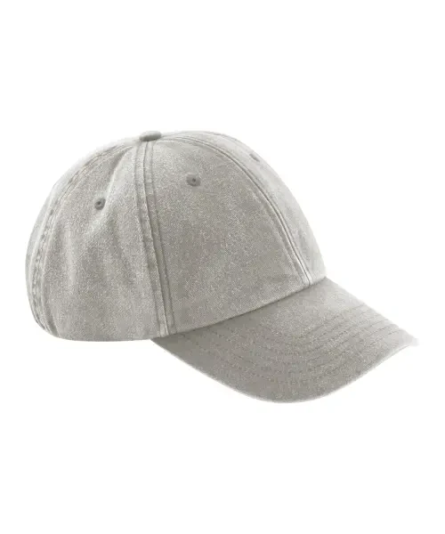 Beechfield Low-Profile Vintage Cap Grey