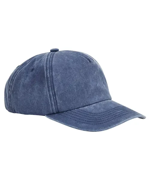 Beechfield Relaxed 5-Panel Vintage Cap Denim