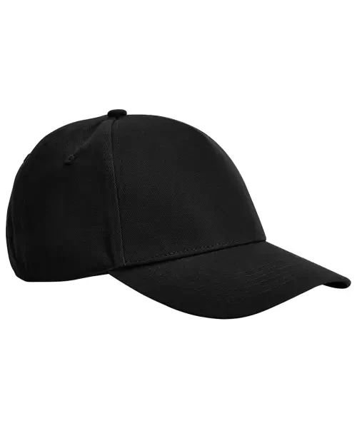 Beechfield Earthaware Classic Organic Cotton 5-Panel Cap Black