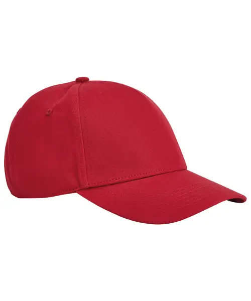 Beechfield Earthaware Classic Organic Cotton 5-Panel Cap Classic Red