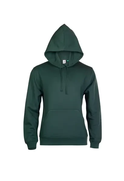 Uneek Eco Hoodie Bottle Green