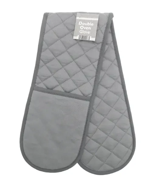 Home & Living Pro Chef Double Oven Glove Grey