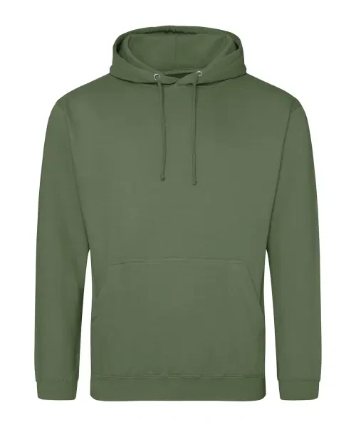 AWDis College Hoodie Earthy Green