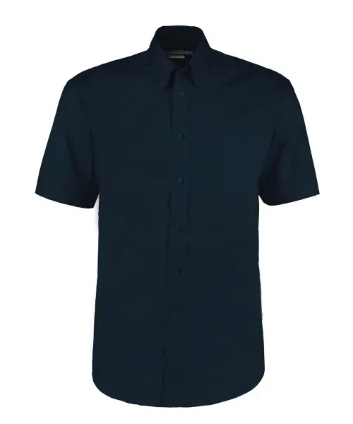 Kustom Kit Corporate Oxford Classic Fit Short-Sleeved Shirt Dark Navy