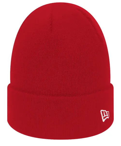 New Era Flag Knit Beanie Scarlet Red