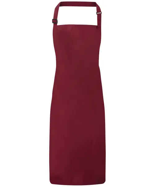 Premier Waterproof Bib Apron Burgundy