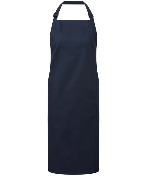 Premier Recycled Polyester & Organic Cotton Apron Navy