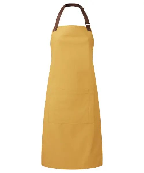 Premier Annex Oxford Bib Apron Mustard