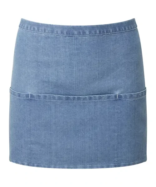 Premier Colours 3-pocket Apron Blue Denim