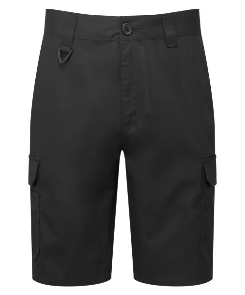 Premier Workwear Cargo Shorts Black