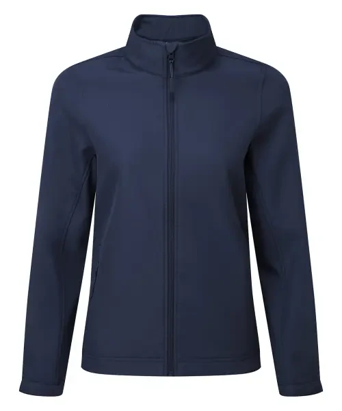 Premier Women’s Windchecker Printable And Recycled Softshell Jacket Navy