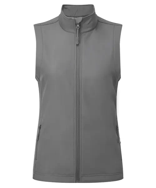 Premier Women’s Windchecker Printable And Recycled Gilet Dark Grey