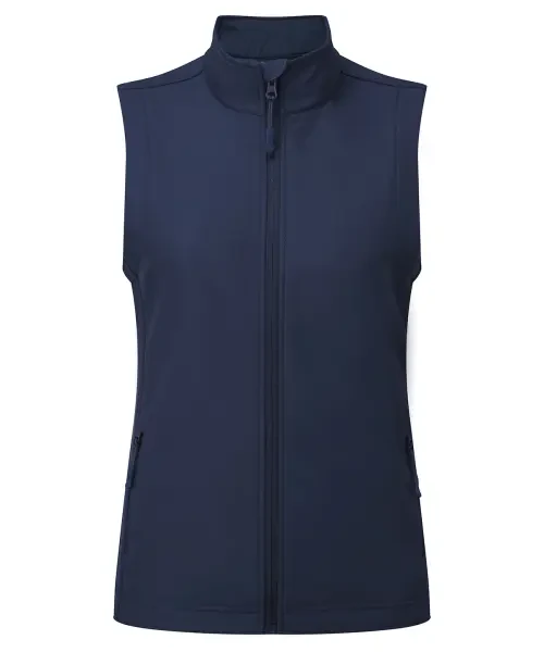 Premier Women’s Windchecker Printable And Recycled Gilet Navy