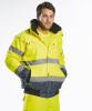 Portwest Hi-Vis Contrast Bomber Jacket (C465) Yellow/Navy