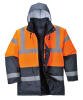 Portwest Hi-Vis Traffic Jacket (S466/S467) Orange/Navy