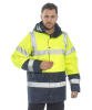 Portwest Hi-Vis Traffic Jacket (S466/S467) Orange/Navy