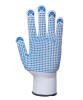 Portwest Nylon Polka Dot Glove (A110) Blue/White