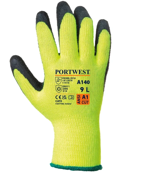 Portwest Thermal Grip Glove (A140) Black