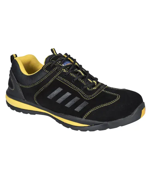 Portwest Steelite Lusun Safety Trainer S1P (FW34) Black