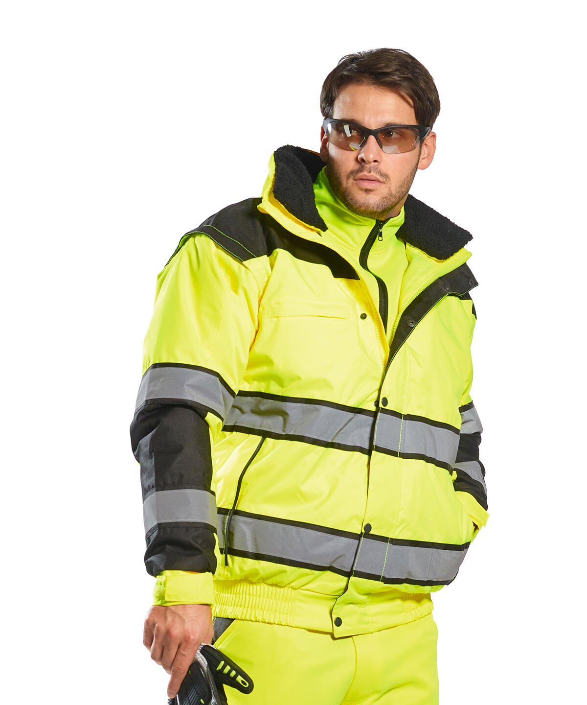 hi vis bomber jacket