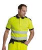 Portwest PW3 Hi-Vis Polo Shirt (T180) Orange/Black