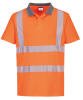 Portwest Eco Hi-Vis Short Sleeve Polo (ec10) Orange