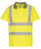 Portwest Eco Hi-Vis Short Sleeve Polo (ec10) Yellow