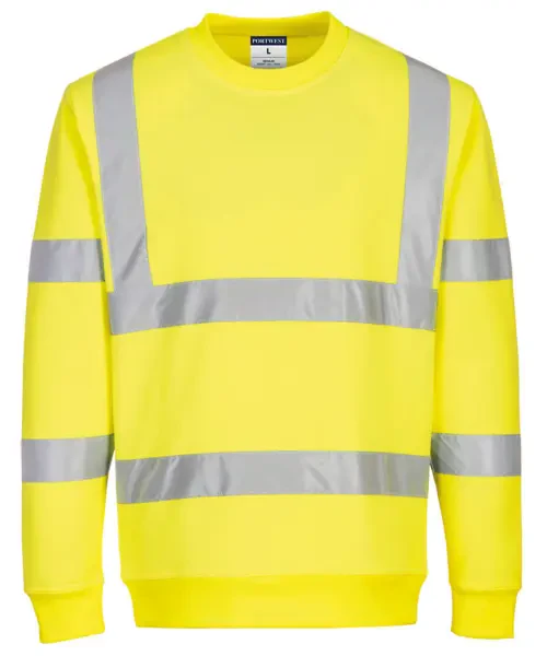 Portwest Eco Hi-Vis Sweatshirt (ec13) Yellow