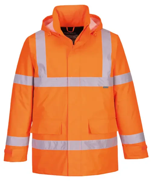 Portwest Eco Hi-Vis Winter Jacket (EC60) Orange