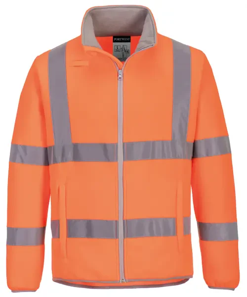 Portwest Eco Hi-Vis Fleece Jacket (ec70) Orange