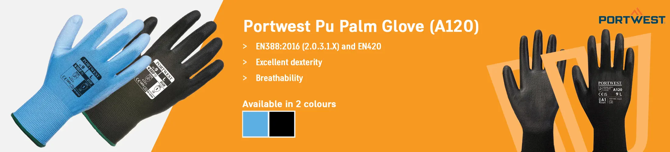 Portwest Pu Palm Glove (A120)