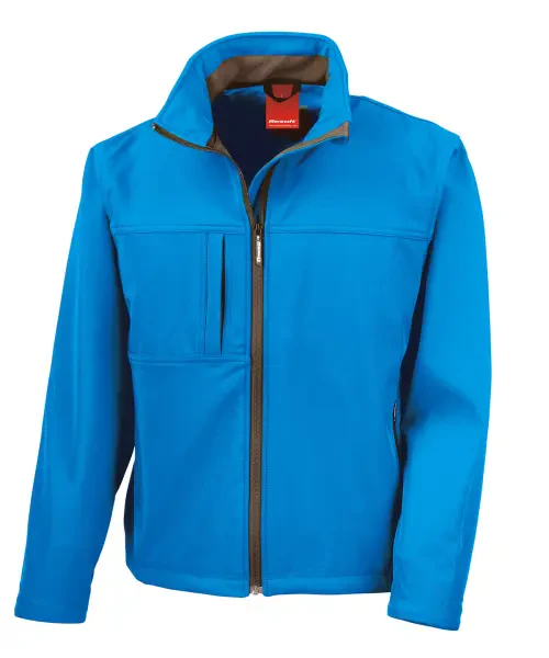 Result Classic Softshell Jacket Azure