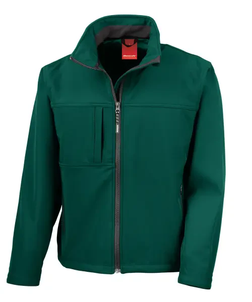 Result Classic Softshell Jacket Bottle Green