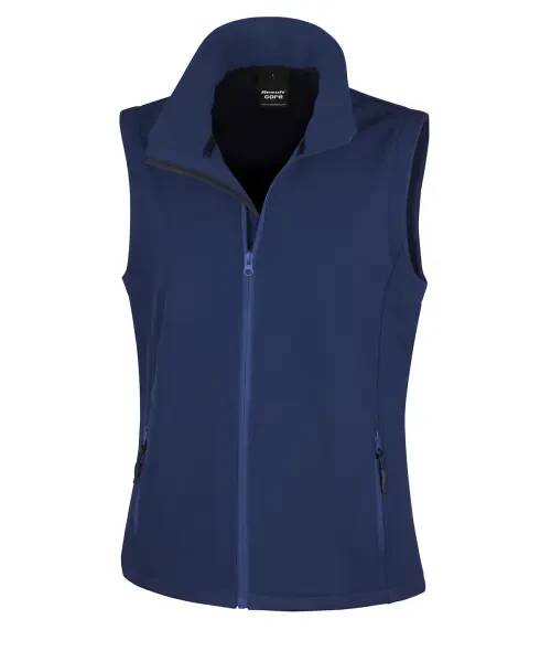 Result Women's Printable Softshell Bodywarmer Navy/navy