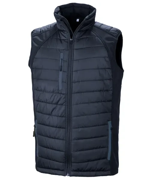 Result Compass Padded Softshell Gilet Navy/navy