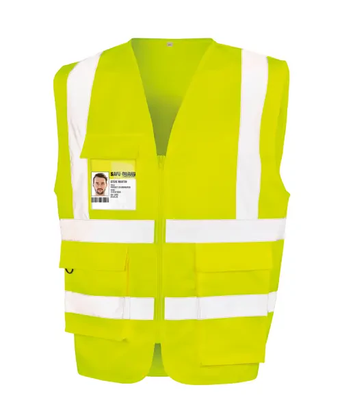 Result Heavy Duty Polycotton Security Vest Yellow