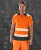 Result Recycled Safety Polo Orange/Black