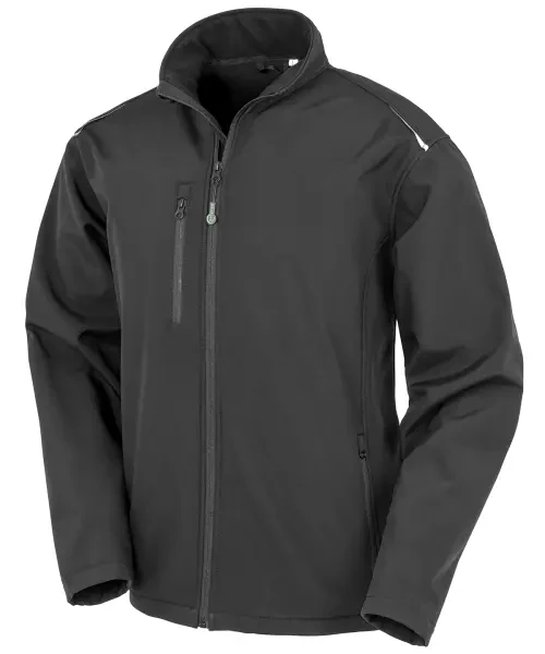 Result Recycled 3-layer Printable Softshell Jacket Black