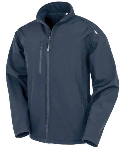 Result Recycled 3-layer Printable Softshell Jacket Navy